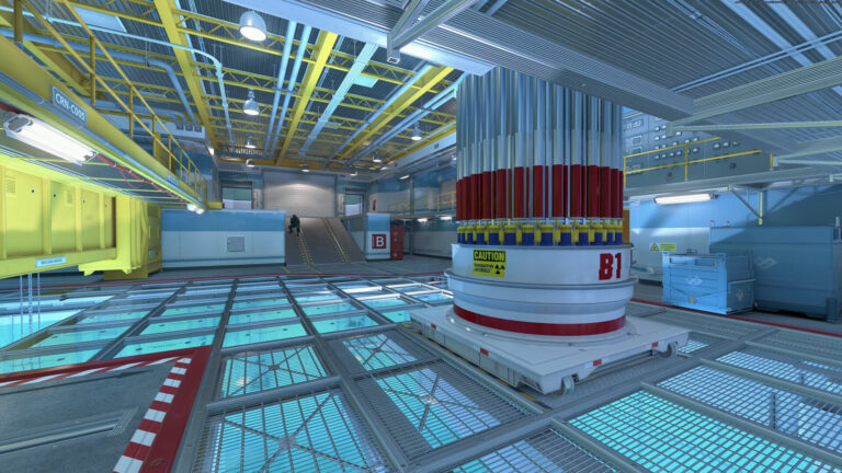 An industrial location in Counter-Strike 2