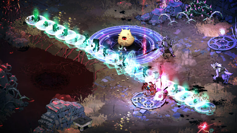 A magical boss encounter in Hades II