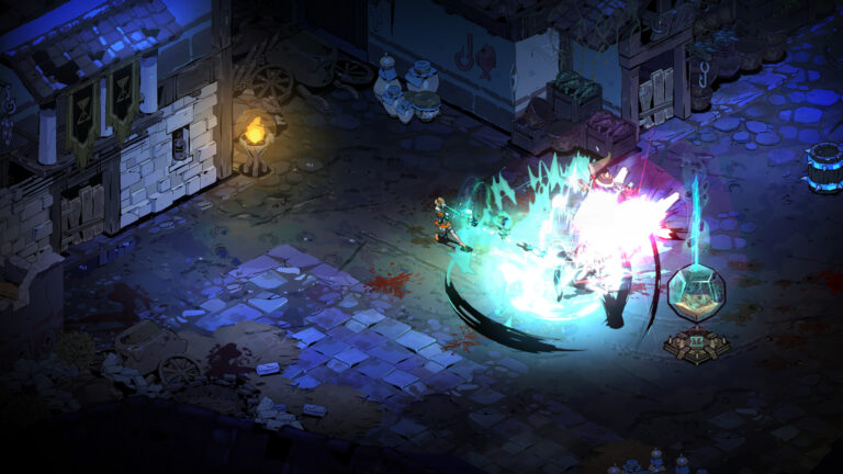 Melinoe attacks an armored enemy in Hades II